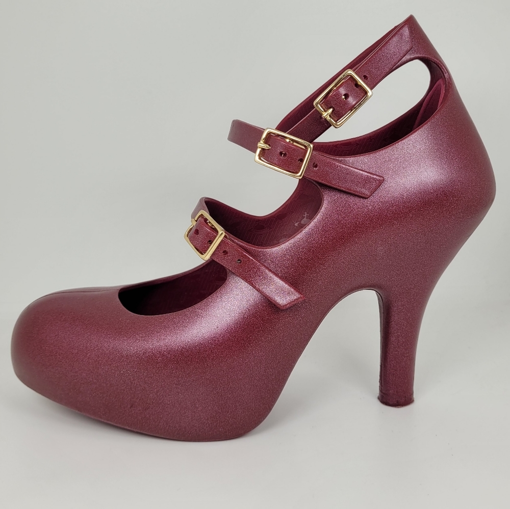 Vivienne Westwood plastic pumps 3 straps elevated